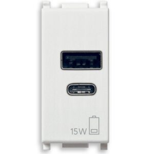 Presa USB A+C 15w